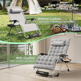 Amopatio Oversized Zero Gravity Padded Chair w/Removable Cushion&Headrest - Photo 5