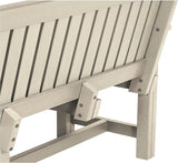 Sequoia Professional CM-BENSQ62-WAE Commercial Grade Exeter 6 Foot Garden Bench, Whitewash - Photo 7