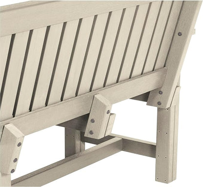 Sequoia Professional CM-BENSQ62-WAE Commercial Grade Exeter 6 Foot Garden Bench, Whitewash