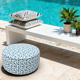 LVTXIII Outdoor Inflatable Ottoman, 21"x21"x9" Patio Fade-Resistant Footrest Stool with Handle - Photo 4