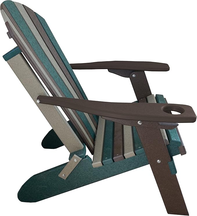 Furniture Barn USA Poly Folding Adirondack Chair, Camo