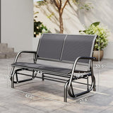 Outsunny 2-Person Outdoor Glider Bench - Photo 3