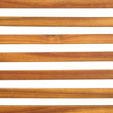 SAFAVIEH Outdoor Collection Monti Natural/White Solid Wood Bench, Ideal for Deck, Patio, Backyard, Sunroom - Photo 7