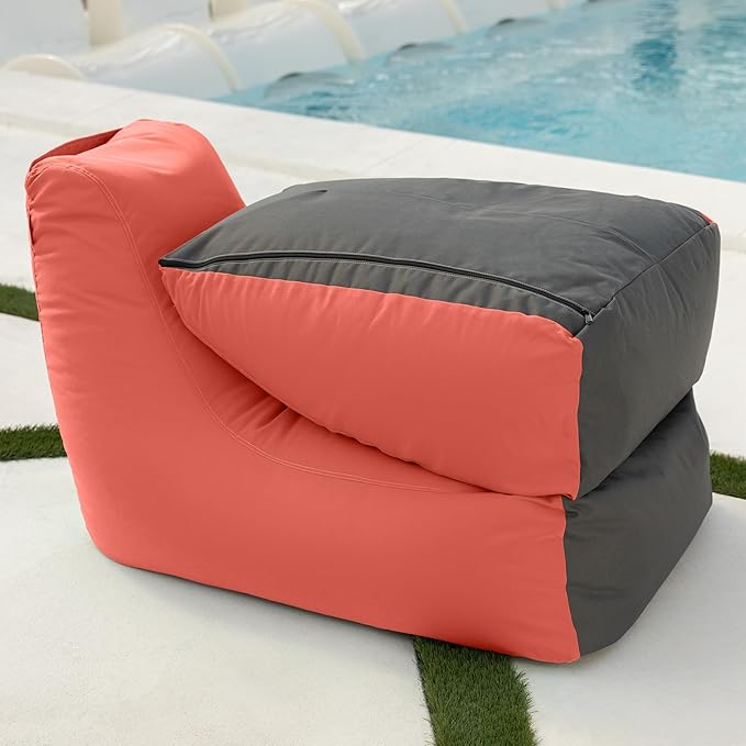 Jaxx Prado Outdoor Chaise Lounge, Flamingo - Photo 2