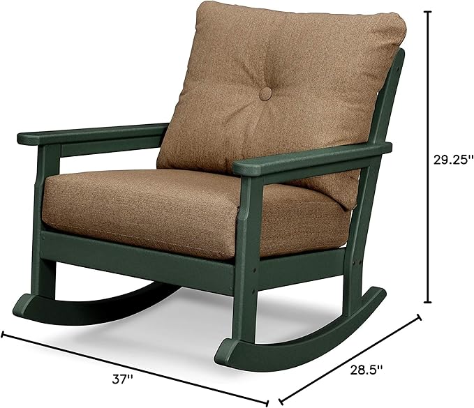 POLYWOOD Vineyard Deep Seating Rocking Chair - Photo 2