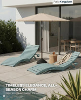 in-Pool Lounge Chairs Set of 2, Folding HDPE Pool Chairs Anti-Floating No Sandbags with Cup Holder & Handles - Photo 7