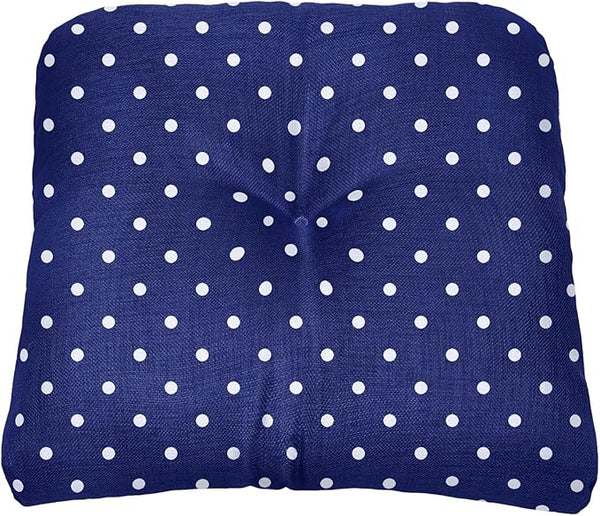 BrylaneHome Tufted Chair Cushion - 18" L x 17" W x 3" H - Patio & Outdoor - Patio & Outdoor - Water - Photo 1
