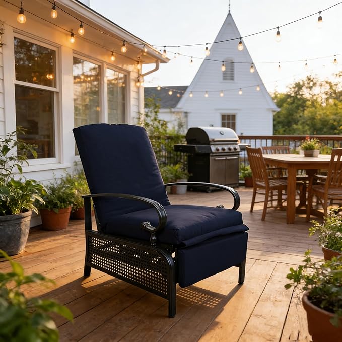 Kozyard Adjustable Outdoor Reclining Lounge Chair - Photo 1