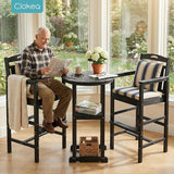 Ciokea 3-Pcs Bistro Table and Chairs - Photo 2