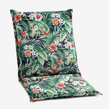 BrylaneHome Hinged Back & Seat Cushion - 21.5" H Seat Back - Patio & Outdoor - Water - Photo 1