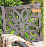 Sophia & William 7 Pieces Cast Aluminium Patio Dining Furniture Set for 6 - Photo 7