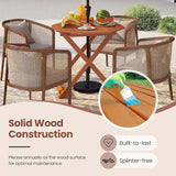 Tangkula 32-Inch Octagon Folding Outdoor Dining Table - Photo 8