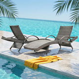 OVENTA Outdoor Wicker Patio Chaise Lounge Chair Set of 2 - Photo 6