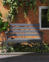 GREENVINES Outdoor Bench | HDPE | Garden Benches | All Weather | for Outdoors Patio Park Porch Outside Backyard - Photo 2