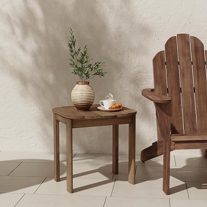 Linon Adirondack End, Teak Table,