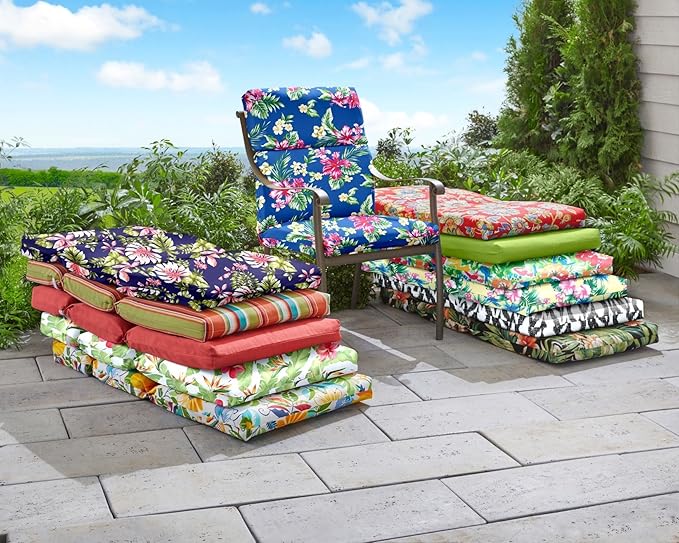 BrylaneHome Universal Chair Cushion - 45.75”L x 22”W x 2.75”H - Patio & Outdoor - Water - Photo 2