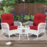 MEETWARM 3 Pieces Patio Conversation Set - Photo 1