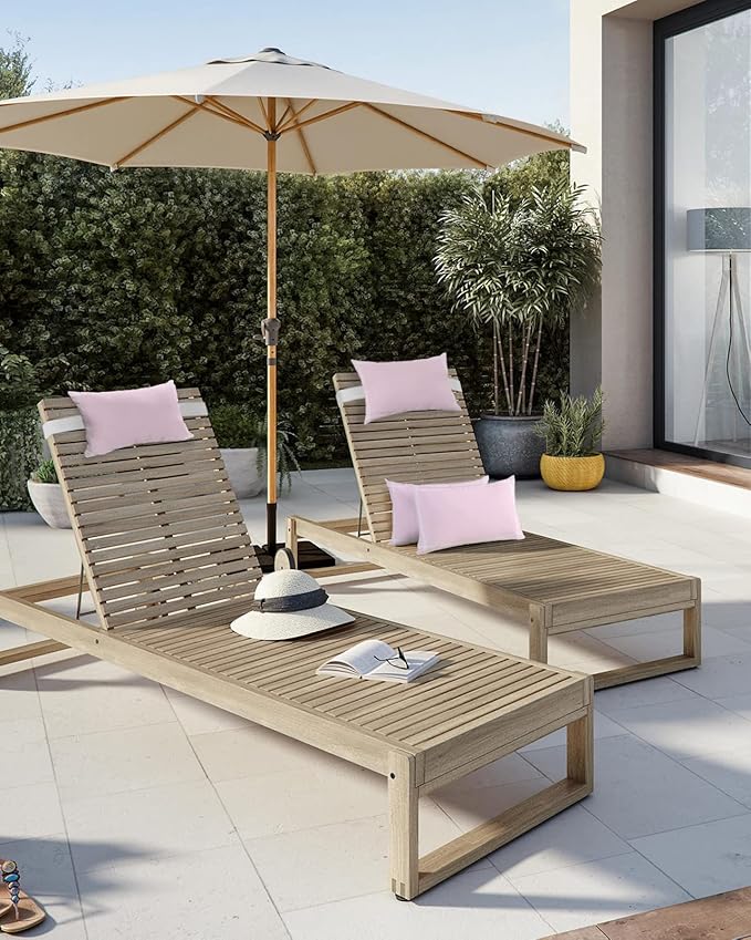 T&H XHome Outdoor Pillow for Chaise Lounge Chair - Photo 5