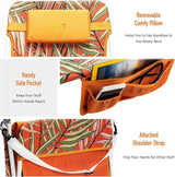daystar SunnyFeel Beach Lounge Chair, Backpack Reclining Beach Chairs Lay Flat, Face Down Tanning Chair - Photo 5