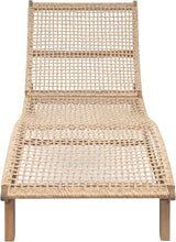 Scott Living Amalfi Acacia Wood Chaise Lounge Chair Outdoor, Wicker Patio Chaise Lounge, Outdoor Sun Lounger - Photo 5