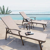 Crestlive Products Aluminum Chaise Lounge Set of 3 - Photo 1