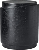 Christopher Knight Home Jarvan 18.7" H Cylindrical MGO Outdoor Side Table, Patio Decorative Small End Table - Photo 4