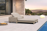 PURPLE LEAF Outdoor Chaise Lounge Chairs with Cushion 2-Person Sunbed Lounge Adjustable Backrest Reclining Chairs for - Photo 1