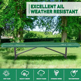 8FT Park Benches for 4-7 People, Weatherproof Commercial Garden Bench - Photo 4