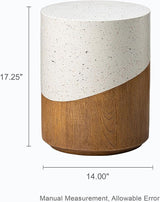 Giltzhome 17.25" H Decorative Garden Stool Set of 2 - Photo 3