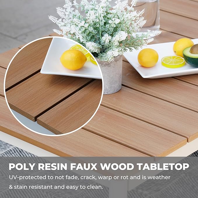 Grand patio 4-Piece Oversized Aluminum Patio Furniture Set - Photo 3