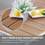Grand patio 4-Piece Oversized Aluminum Patio Furniture Set - Photo 3
