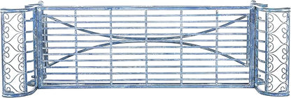 Safavieh Outdoor Collection Brielle Victorian Antique Blue Bench