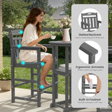 Ciokea 3-Pcs Bistro Table and Chairs - Photo 5