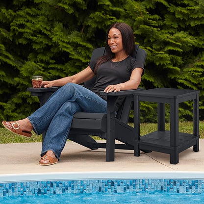 Keter Kiawah Adirondack Chair - Graphite