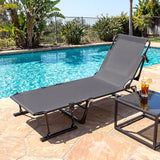 Tangkula Lounge Chair Outdoor with Cushion - Photo 2