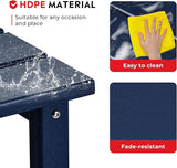 Costaelm Square Outdoor Side Tables, Adirondack Patio Tables for Outside, HDPE Patio End Table Weather Resistant - Photo 6
