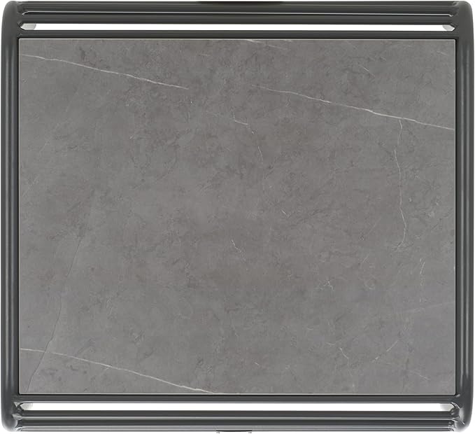 SAFAVIEH Outdoor Patio Furniture Core Grey Metal & Sintered Stone Coffee Table (Fully Assembled)
