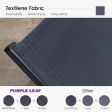 PURPLE LEAF Outdoor Chaise Lounge Chairs Set Recliner Adjustable Chair with Wheels and Table for Poolside Beach Patio - Photo 4