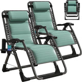 Slsy Zero Gravity Chair, Reclining Lounge Chair with Removable Tray for Indoor and Outdoor - Photo 1