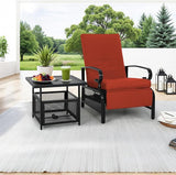Incbruce 2 Pieces Outdoor Lounge Recliner Set - Photo 7