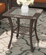 3 Piece Patio Furniture Set, All-Weather Wicker Outdoor Conversation Set with Rattan Chair and 6 Inch Thick Cushions - Photo 7