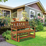 FURINNO FG17485 Tioman Outdoor Hardwood New Mexico Glider - Photo 2