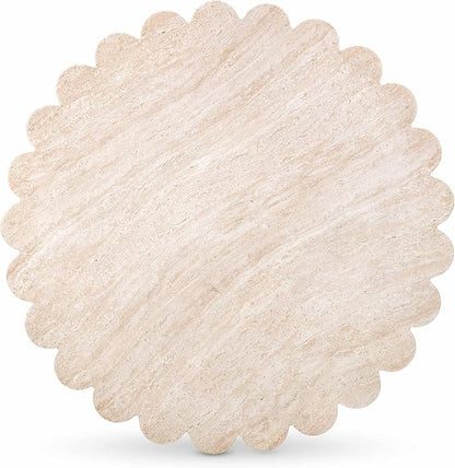 Tov Furniture Blossom Washed Travertine Finish Indoor/Outdoor Coffee Table