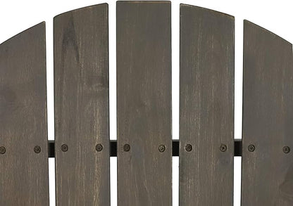 Christopher Knight Home Cheryl Outdoor Acacia Wood Folding Adirondack Chair, Gray