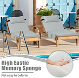 Tondiamo 2 Set Outdoor Chaise Lounge Cushions with Pillows and Storage - Photo 4