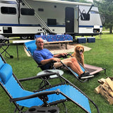 Homall Zero Gravity Chair Adjustable Folding Lawn Lounge Chairs Outdoor Lounge Gravity Chair Camp Reclining Chair with - Photo 2