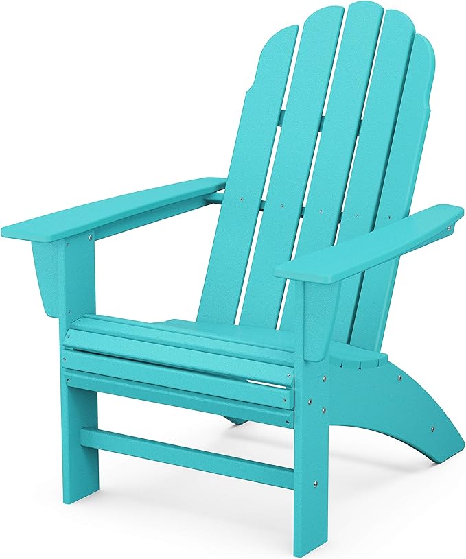 POLYWOOD® Vineyard Curveback Adirondack Chair in Aruba