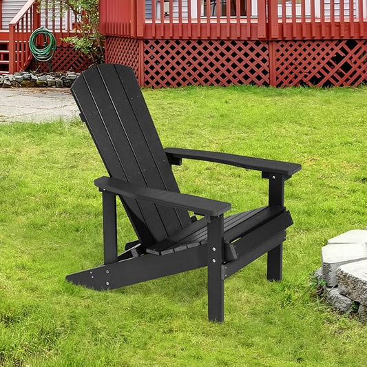 Adirondack Chairs, Plastic Adirondack Chair, All-Weather Resistant Adirondack Chairs, Widely Used in Outdoor, Fire Pit, Deck, Outside, Garden