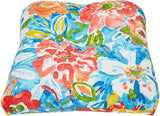 BrylaneHome Tufted Chair Cushion - 18" L x 17" W x 3" H - Patio & Outdoor - Patio & Outdoor - Water - Photo 1