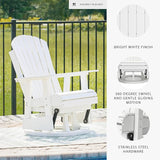 Signature Design by Ashley Hyland Wave Outdoor Casual Swivel Glider Adirondack Chair with 360-Degree Swivel - Photo 4